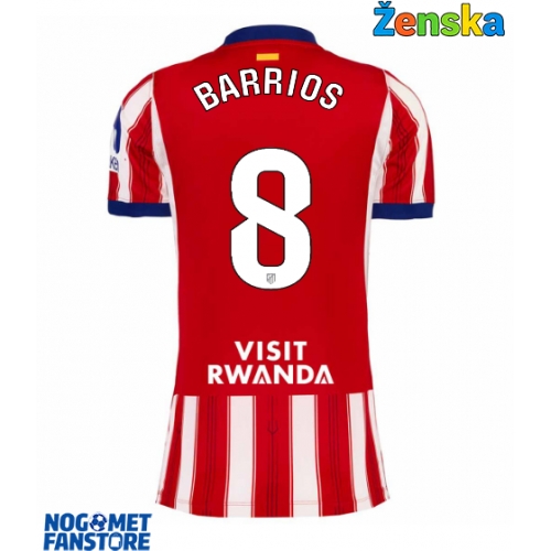 Atletico Madrid Pablo Barrios #8 Domaci Dres za Ženska 2026-27 Kratak Rukav